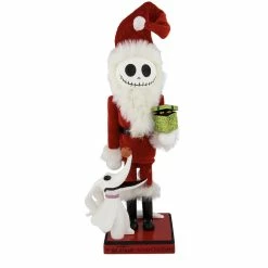 Disney Nutcracker Figure - Jack Skellington And Zero - 14"