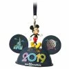 Disney Ear Hat Ornament - 2019 Dated - Walt Disney World - Light Up