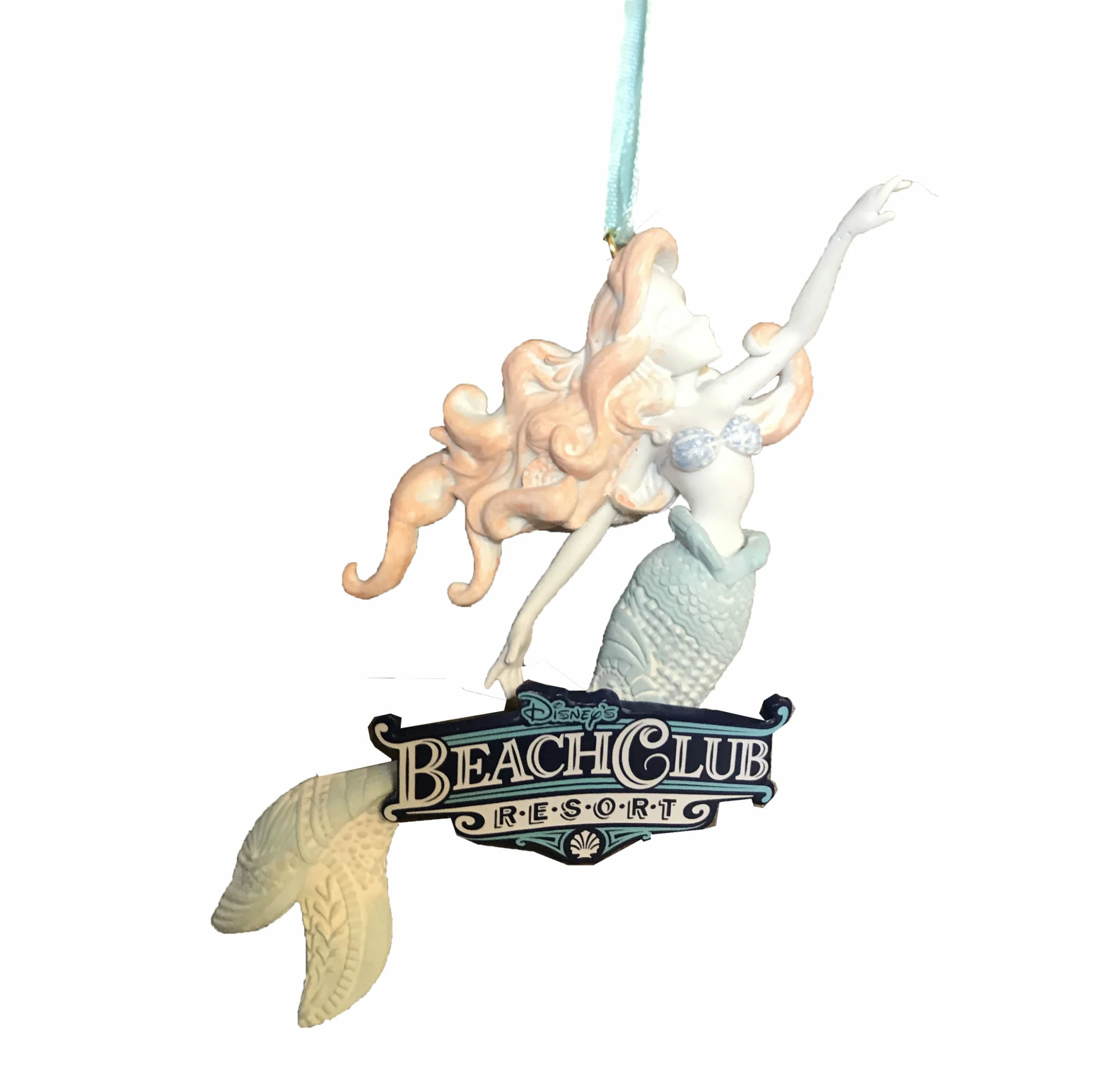 Disney Resort Ornament - Disney's Beach Club Resort - Mermaid 3 Disney Resort Ornament - Disney's Beach Club Resort - Mermaid