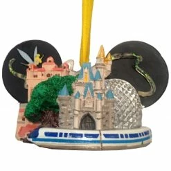 Disney Ear Hat Ornament - Four Parks, One World - Hollywood Tower