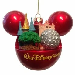 Disney Mickey Ears Icon Ornament - Four Parks, One World - Tower