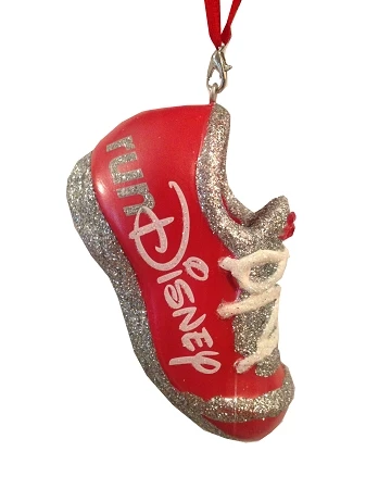 Disney Christmas Ornament - Run Disney Sneaker - Red 3 Disney Christmas Ornament - Run Disney Sneaker - Red