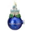 Disney Christmas Ornament - Cinderella Castle - Holly - Blue 1 Disney Christmas Ornament - Cinderella Castle - Holly - Blue -Christmas Items shop 400000478395