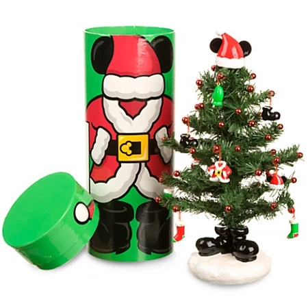 Disney Christmas Tree - Miniature Santa Mickey Mouse Tree With Mailer 3 Disney Christmas Tree - Miniature Santa Mickey Mouse Tree With Mailer