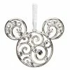Disney Christmas Ornament - Bohemian Filigree Mickey Mouse - Silver -Christmas Items shop 7509002522493