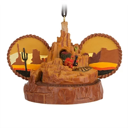 Disney Ear Hat Ornament - Big Thunder Mountain Railroad 3 Disney Ear Hat Ornament - Big Thunder Mountain Railroad