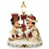 Disney Christmas Figurine - Mickey & Minnie Mouse Light-Up Victorian -Christmas Items shop 7509055880266