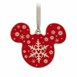 Disney Disc Ornament - Mickey Mouse - Snowflake