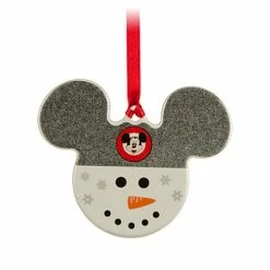 Disney Disc Ornament - Mickey Mouse Icon - Snowman