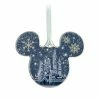 Disney Disc Ornament - Mickey Mouse - Fantasyland Castle -Christmas Items shop 7509055880536