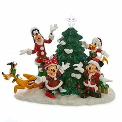 Disney Christmas Figure - Santa Mickey And Friends Light-Up Tree