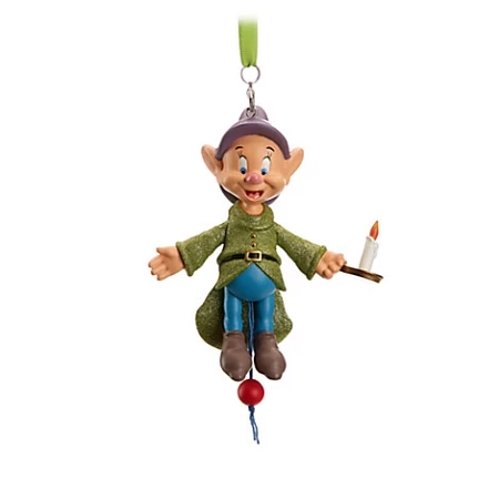 Disney Christmas Ornament - Dopey - Articulated Figural 3 Disney Christmas Ornament - Dopey - Articulated Figural
