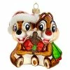 Disney Christmas Ornament - Chip N Dale - Glass -Christmas Items shop 7509055891017