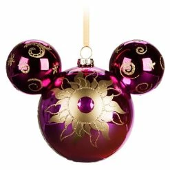 Disney Mickey Ears Christmas Ornament - Mickey Mouse Icon - Sunburst