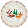 Disney Dessert Plate - Happy Holidays - Santa Mickey Mouse & Friends -Christmas Items shop 7509055891066