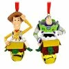 Disney Christmas Ornament Set - Woody And Buzz Lightyear Bells -Christmas Items shop 7509055891108