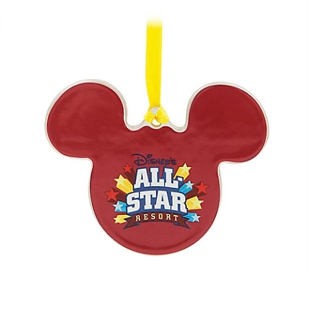 Disney Disc Ornament - Mickey Mouse - All-Star Resort 3 Disney Disc Ornament - Mickey Mouse - All-Star Resort