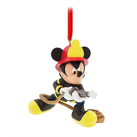 Disney Christmas Ornament - Fireman Mickey Mouse 3 Disney Christmas Ornament - Fireman Mickey Mouse
