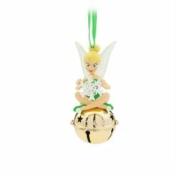 Disney Christmas Ornament - Tinker Bell Sitting On Bell - Believe