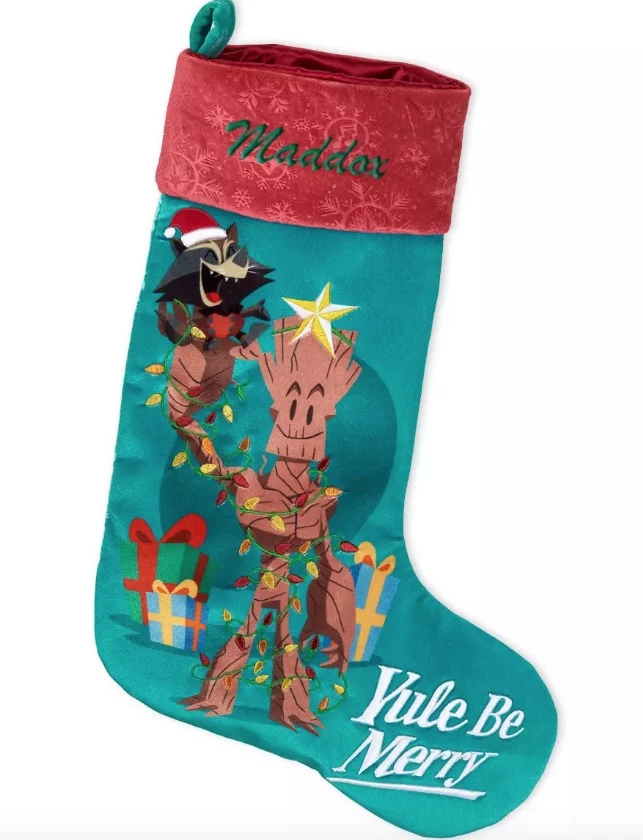 Disney Christmas Stocking - Rocket Raccoon And Groot 3 Disney Christmas Stocking - Rocket Raccoon And Groot