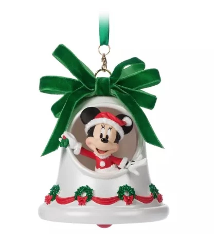 Disney Sketchbook Ornament - Santa Minnie Mouse Bell 3 Disney Sketchbook Ornament - Santa Minnie Mouse Bell