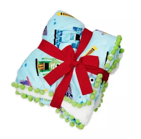 Disney Throw Blanket - Monsters, Inc. Holiday 3 Disney Throw Blanket - Monsters, Inc. Holiday