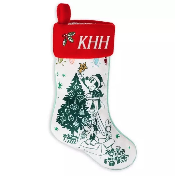 Disney Christmas Stocking - Mickey Mouse And Pluto 3 Disney Christmas Stocking - Mickey Mouse And Pluto