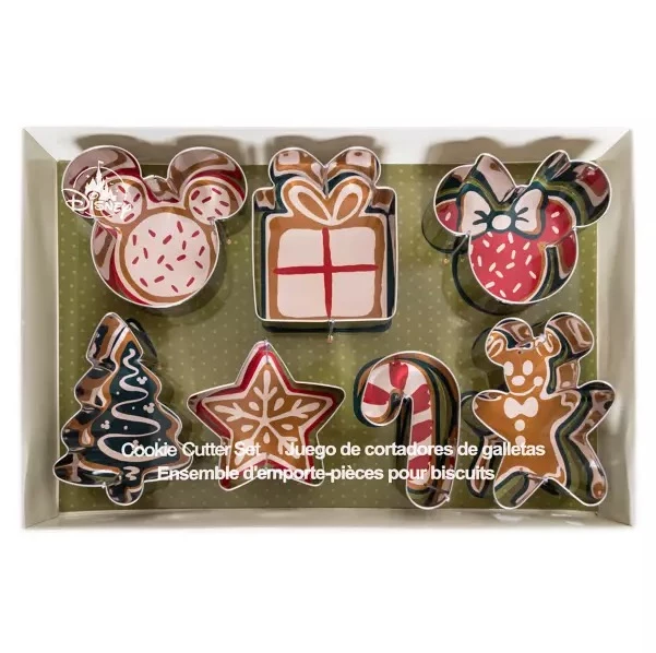 Disney Cookie Cutter Set - Christmas Mickey And Minnie 3 Disney Cookie Cutter Set - Christmas Mickey And Minnie