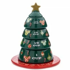 Disney Measuring Cup Set - Mickey Christmas Tree Stacking