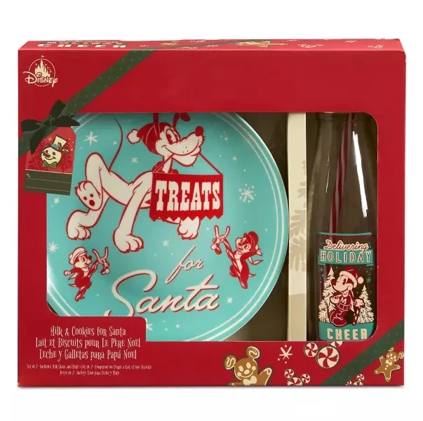 Disney Milk And Cookie Set - Mickey Mouse And Friends 3 Disney Milk And Cookie Set - Mickey Mouse And Friends