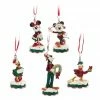 Disney Ornament Set - Mickey And Friends Fab 5 Characters -Christmas Items shop bf360