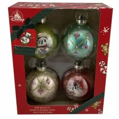 Disney Ornament Set - Holiday Cheer - Mickey & Minnie Bauble