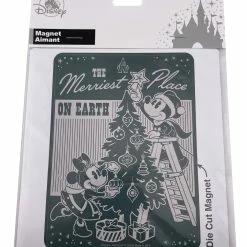 Disney Magnet - Santa Mickey And Minnie Mouse - Large