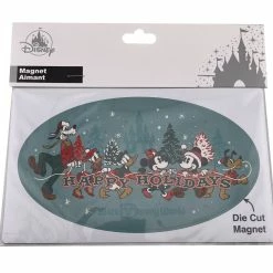 Disney Magnet - Happy Holidays - Mickey And Friends - Large
