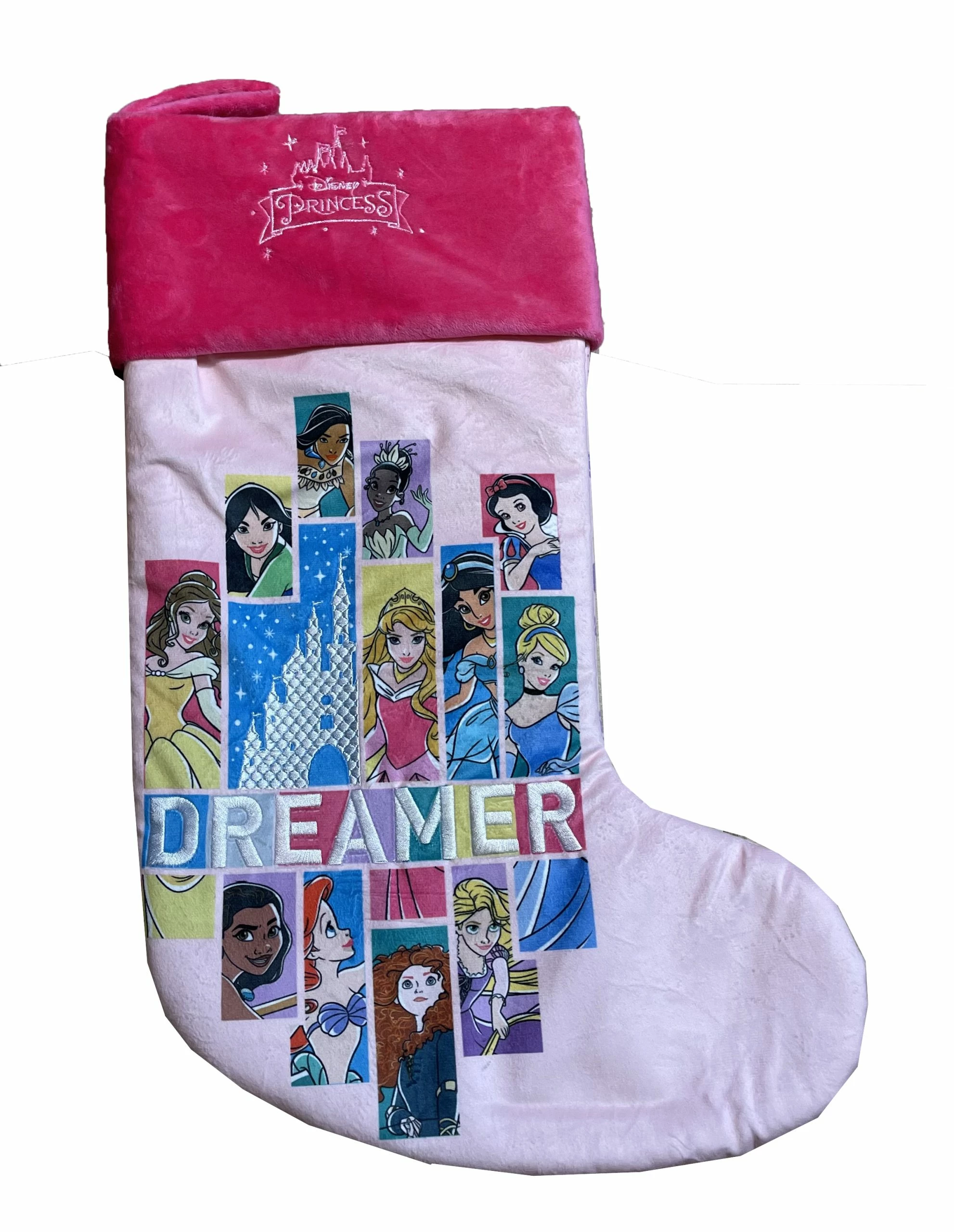 Disney Christmas Stocking - Disney Princess - Dreamer 3 Disney Christmas Stocking - Disney Princess - Dreamer