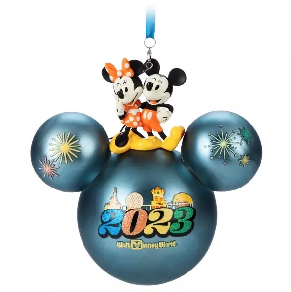 Disney Mickey Ears Icon Ornament - 2023 Dated - Mickey & Minnie 3 Disney Mickey Ears Icon Ornament - 2023 Dated - Mickey & Minnie