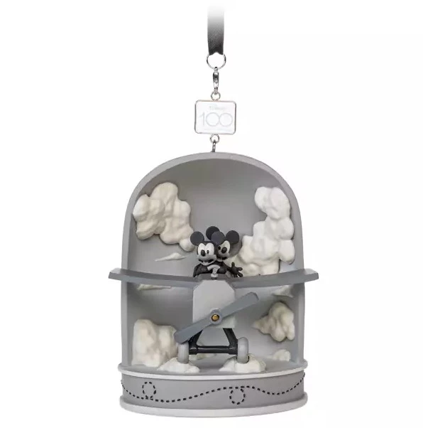 Disney Sketchbook Ornament - Plane Crazy - Disney100 3 Disney Sketchbook Ornament - Plane Crazy - Disney100