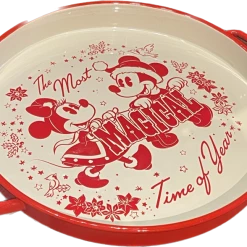 Disney Holiday Serving Tray - Mickey & Minnie - Magical Time Of Year