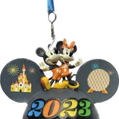 Disney Ear Hat Ornament - 2023 Walt Disney World - Light Up