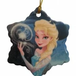 Disney Flat Christmas Ornament - Frozen - Queen Elsa
