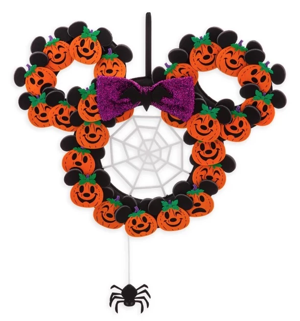 Disney Halloween Wreath - Minnie Mouse Pumpkin 3 Disney Halloween Wreath - Minnie Mouse Pumpkin