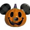 Disney Votive Candle Holder - Mickey Mouse Pumpkin - Plaid -Christmas Items shop c14876