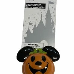 Disney Keychain - 2021 Halloween - Mickey Pumpkin - Light Up