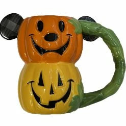 Disney Coffee Mug - Mickey Mouse Pumpkin Stacked
