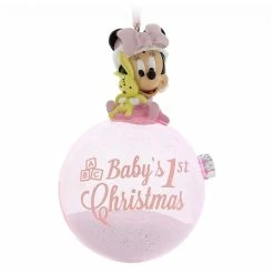 Disney Christmas Ornament - Baby's 1st Christmas - Minnie Mouse