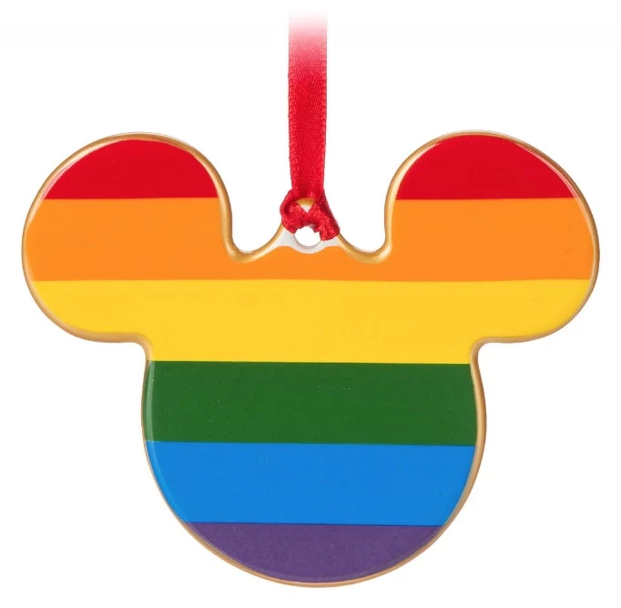 Disney Disc Ornament - Rainbow Mickey Mouse 3 Disney Disc Ornament - Rainbow Mickey Mouse
