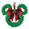 Disney Holiday Door Hanger - Mickey Mouse Wreath - Plaid Bow -Christmas Items shop dc18h72964991