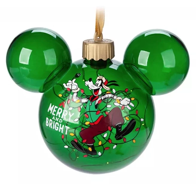 Disney Mickey Ears Icon Ornament - Goofy Light-Up - Merry And Bright 3 Disney Mickey Ears Icon Ornament - Goofy Light-Up - Merry And Bright