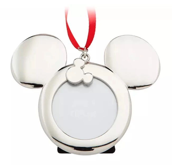 Disney Photo Frame Ornament - Mickey Mouse Icon - Metal 3 Disney Photo Frame Ornament - Mickey Mouse Icon - Metal