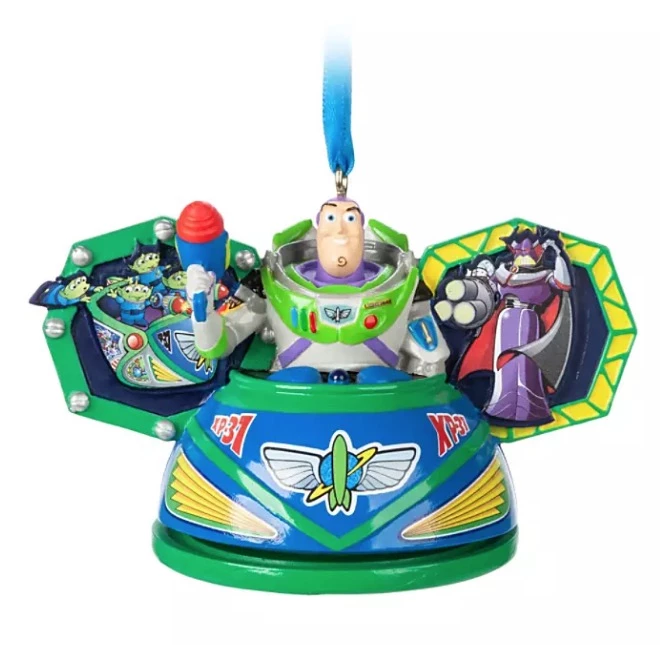 Disney Ears Hat Ornament - Buzz Lightyear Space Ranger Spin 3 Disney Ears Hat Ornament - Buzz Lightyear Space Ranger Spin